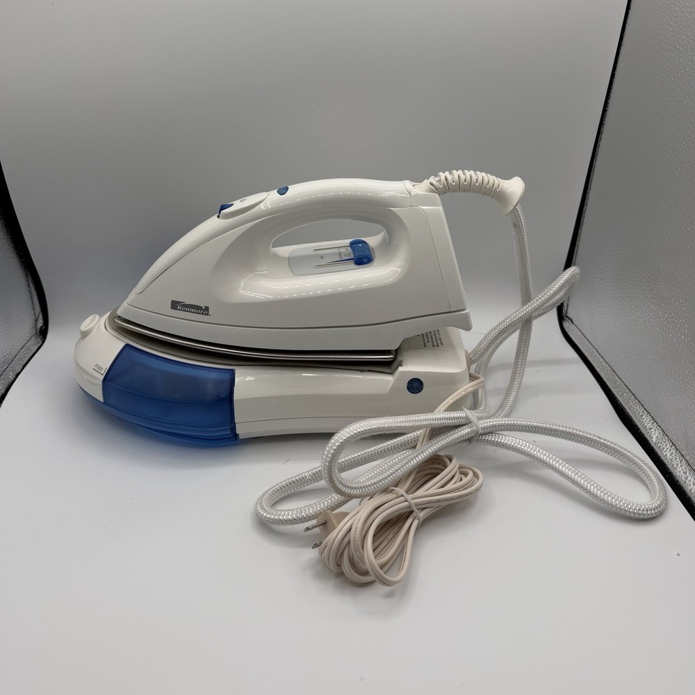Kenmore KSR500 Steam Station Iron 120V Blue/White 238-62087 - Tested‎ & Working